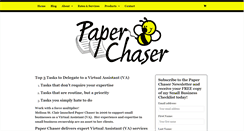 Desktop Screenshot of paperchaserbiz.com